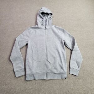 Primark Cares Hoodie Womens XS Light Gray Full Zip Sweatshirt Long Sleeve Casual